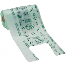 BioBag biokompostējami produktu maisiņi ruļļos ar rokturiem, 300gb.